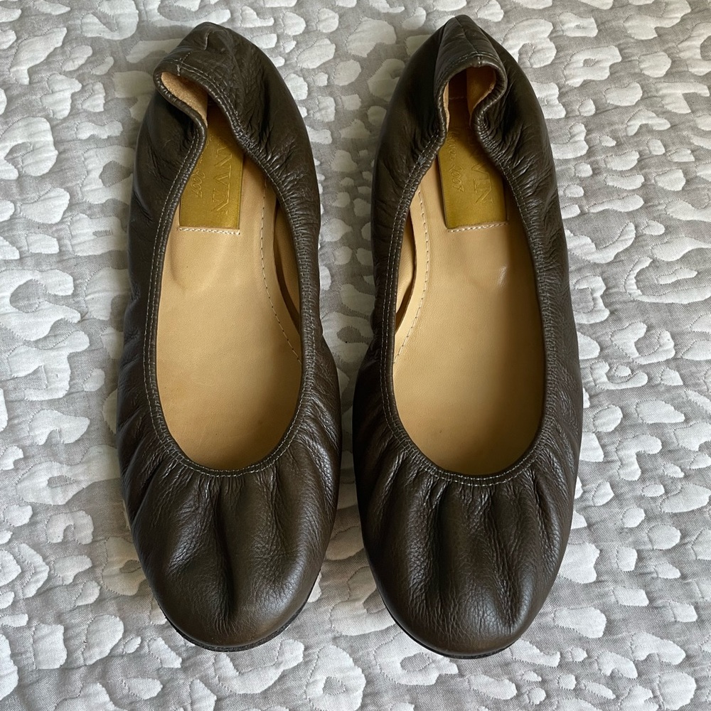 Lanvin Ballerina Leather Flats